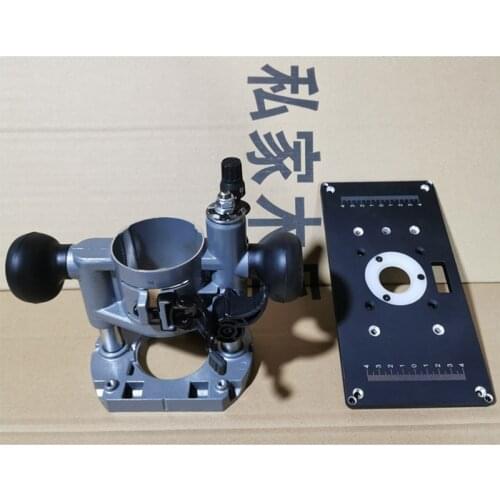 Woodworking Lift Flip Trimming Machine Router Insert Plate For Woodworking Work Bench For Makita Presses Down Base