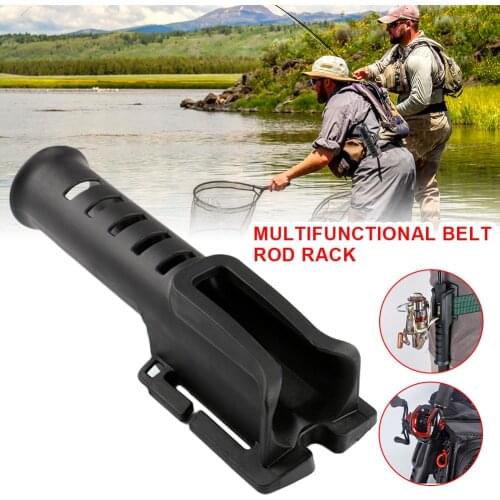 Belt Rod Holder Portable Pole Inserter Fishing Rod Waist Holder Multi-function Rack Fishing Rod Quick Belt Holder Fishing