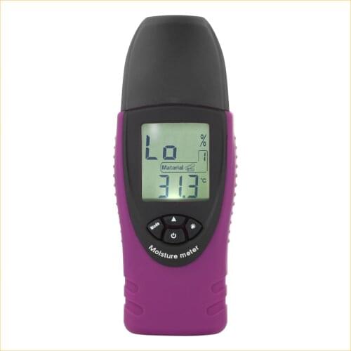 RZ ST8040 Professional Wood Moisture Meter Large LCD Display with Backlight Temperature
