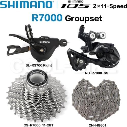 SHIMANO RS700 + R7000 Groupset 105 R7000 Derailleurs ROAD Bicycle SL+RD+CS+CN Front Derailleur REAR DERAILLEUR