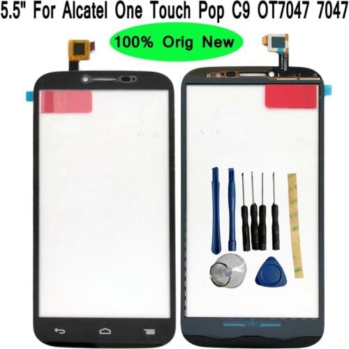 Shyueda 100% Orig New 5.5" For Alcatel One Touch Pop C9 OT7047 7047 Outer Front Glass Touch Screen Digitizer