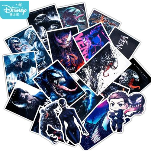 10/30 Pcs Disney Venom Stickers Waterproof Laptop Luggage Skateboard Guitar Helmet Cartoon Movie Cool Boy Stickers Girl Kids Toy