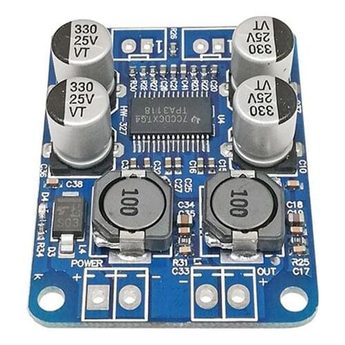 DC8-24V TPA3118 PBTL 60W Mono Digital Audio Amplifier Board 1X60W 4-8 AMP Module Chip Replace TPA3110