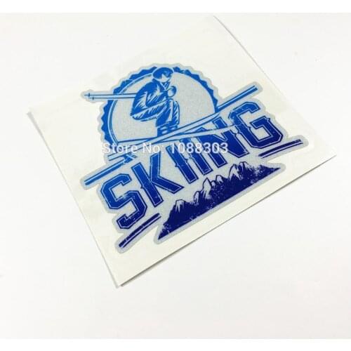 2sizes Cool Sports SKIING Car Sticker Decals for Auto Whole Body Window Tail 3561