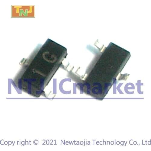 500 PCS BC847C SOT-23 1G BC847 BC847CLT1G 45V 100mA Small Signal Transistors (NPN)