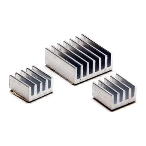 90pcs Adhesive Raspberry Pi+ Heatsink Cooler Pure Aluminum Heat Sink Set Kit