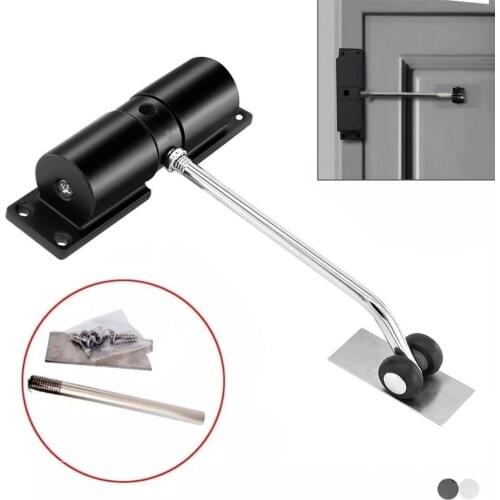 Automatic Silent Closing Hydraulic Invisible Household Simple Door Closers Buffer Closing Spring Hidden Buffer Return Device