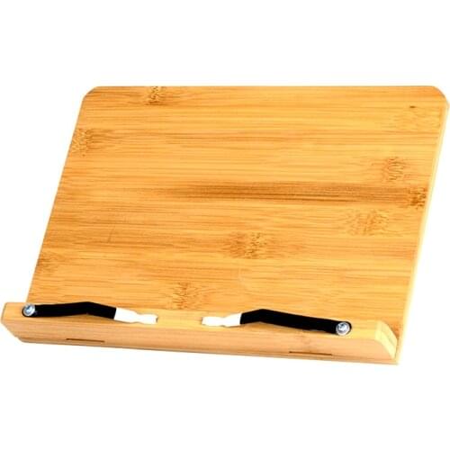 Height Adjustment Reading Rest Tablet Cook Home Study Room Book Holder Foldable Cookbook Stand Pages Fixed Bracket Foldable