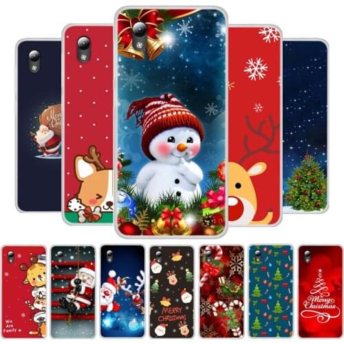 For ZTE Blade L8 Case Christmas Soft Silicon Back Cover Case For ZTE Blade A3 A5 A7 2019 Phone Cases For ZTE Blade A7 A5 A3 2020