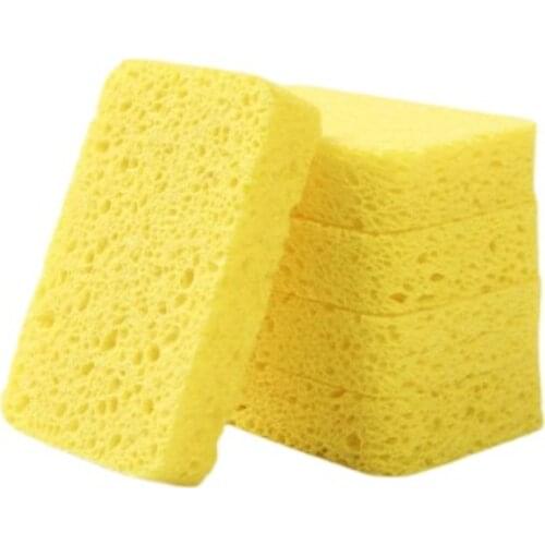 Cleaning Brushes Kitchen Dishwashing Cleaning Color Thickened Oil-free Dishwashing Towel Cleaning Cloth Seaweed Rag Scrubber