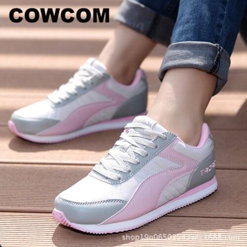 COWCOM Autumn Sports Shoes Female Student Forrest Shoes Womens Shoes Summer Running Shoes Travel Casual Shoes Single Shoes CYL