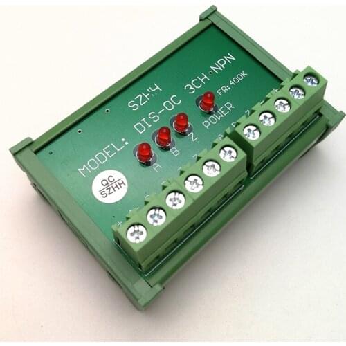 Servo encoder conversion Differential to collector Differential to single-ended input/output isolation NPN output
