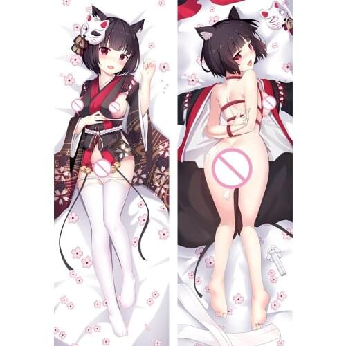 Anime Cartoon Azur Lane Double sided hugging Pillow Case Pillow Cover Pillowcase Peach Skin 2 Way 82005