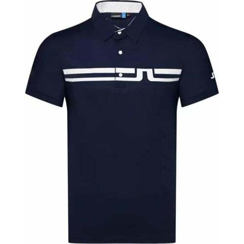 Summer New Style Mens Golf Sports Short-Sleeved T-Shirt Quick-Drying Breathable Sports Casual Top High Quality Golf Clothing