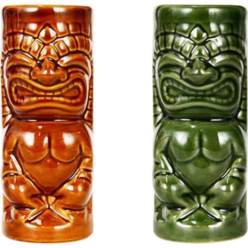 Hawaii Tiki Mugs Cocktail Cup Beer Beverage Mug Wine Mug Ceramic Tiki Mugs