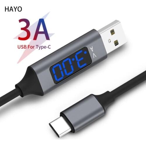 100W USB Type C Cable Charger Wire For Samsung S10 S20 Xiaomi iPad Mobile Phone Fast Charging Micro USB Cables Smart LED Display