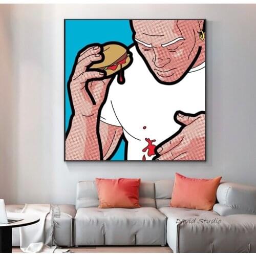 The Secret Life of Heroes Acrylic Painting Cartoon on Canvas Oil Painting On Canvas For Kids Bedroom Decoration