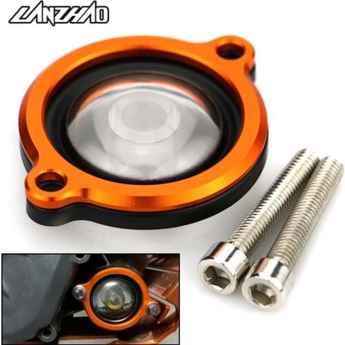 Duke Motorcycle Engine Cover Fuel Filter Cap CNC Aluminum Accessories No Leakage for KTM Duke 250 390 2017 2018 2019 2020