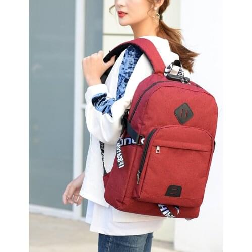 The New Mens Casual Smart Charging Shoulder Bag Couple Anti-theft Waterproof Multi-layer Student School Bag Backpacks