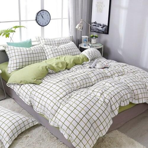[Shunfeng] four piece sanding set, three piece skin friendly aloe cotton sheet, quilt cover and bedding for students' dormitory