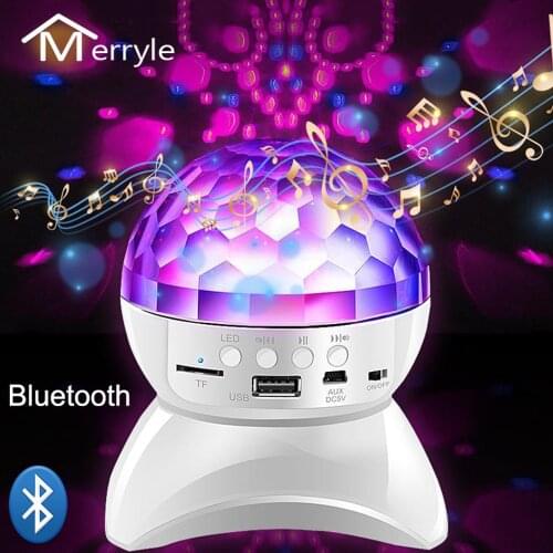 USB Rechargeable RGB LED Atmosphere Night Light Disco Ball Lights with Bluetooth Music Home Party Decoration Gift Lights DJ Lamp