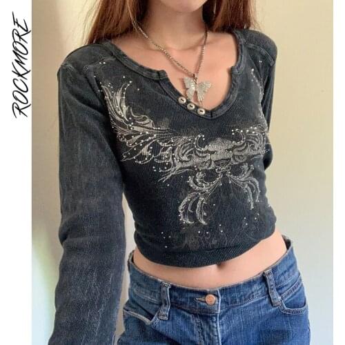 Women's Knitted T-shirts Rockmore China
