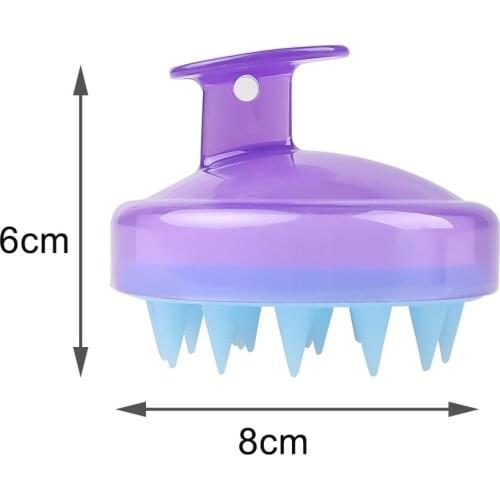 Hair Cleaning Comb Silicone Scalp Shampoo Massage Brush Handheld Washing Hair Massager Clean Brush Bath Tool Dropship