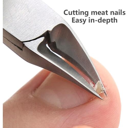 Nail groove special Nail Scissors Heavy Duty Thick Toe Nail Clippers Stainless Steel Manicure Pedicure Tools Trimmers TSLM2