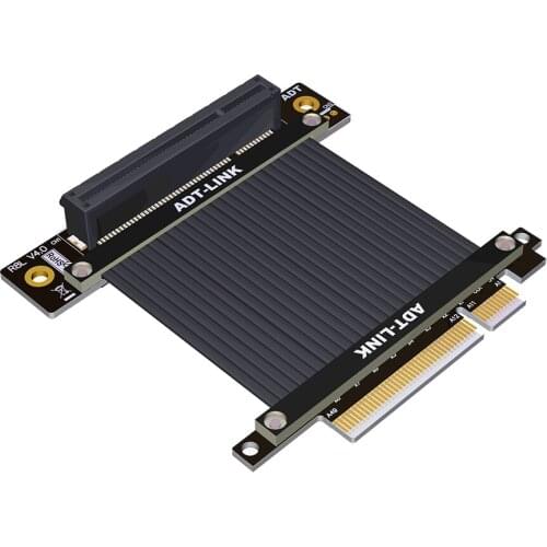 PCIE 4.0 X8 To X8 Extension Cable Conversion Adapter Support Wired Wireless Network Card Capture Card USB Card PCIE4.0 Riser