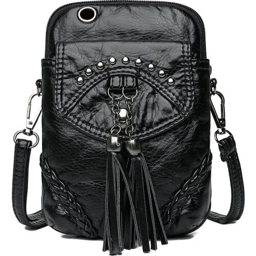 High Quality Women Shoulder Bags Soft Leather Bag Phone Wallet Lady Mini Crossbody Bags Purses and Handbags