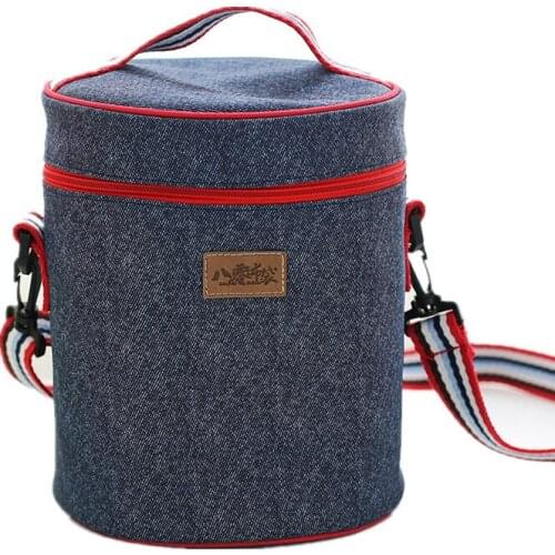 Womens Home Insulated Cooler Bag Portable Shoulder Thermal Lunch Tote Weekend Family Picnic Bento Box Food Storage Container
