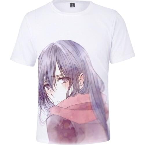 Women-clothing Anime Citrus 3D Summer Preppy Men/Women Clothes T-shirt Streetwear Punk HIP HOP Kawaii Y2K Trendy a girl Tees