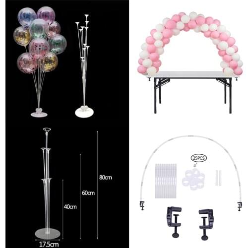 1 Set Balloons Holder Column Stand Balloon Arch for DIY Wedding Birthday Party Baby Shower Decorations Balloons Accessories