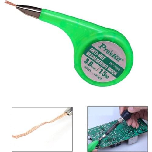 1Pcs Desoldering Wick Desoldering Braid Solder Remover Vacuum Sucker Desoldering Pump Tool BGA Solder Wick Welding Tools