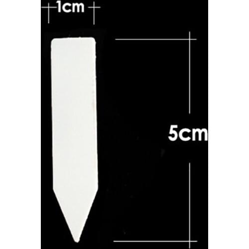 100 Pcs Reusable Pvc Plant Tag Label Tree Fruit Seedling Garden Flowerpot Plastic Label Sign Sorting Tool