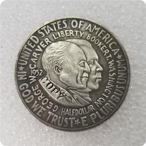 1952 Washington Carver Comm Half Dollar Copy Coin commemorative coins-replica coins medal coins collectibles