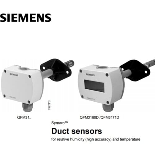 Duct sensors for humidity & temperature QFM31...QFM41