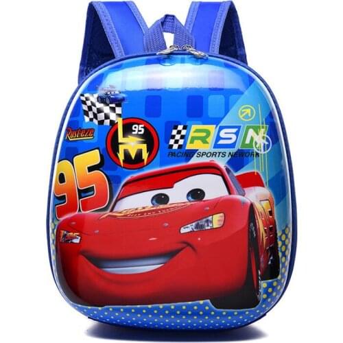 Disney 95 cars Children bag for school shell backpack children kindergarten cartoon girl boy backpack Frozen