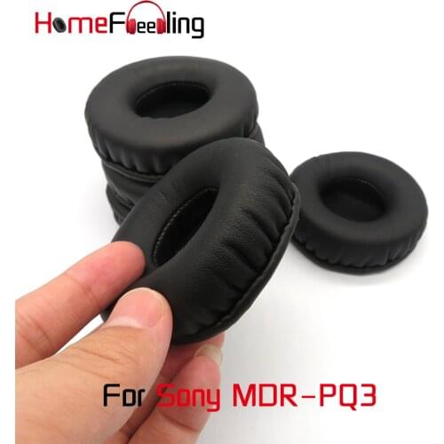 Homefeeling Ear Pads For Sony MDR-PQ3 Earpads Round Universal Leahter Repalcement Parts Ear Cushions
