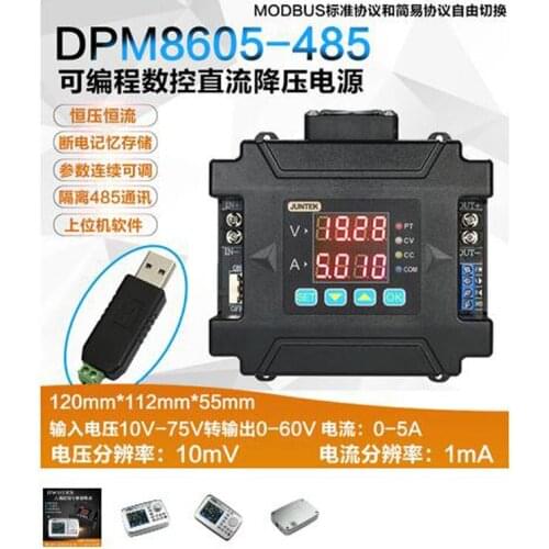 DPM86002.4 inch programmable digital control DC regulated power supply DC constant voltage constant current charger-8605-485