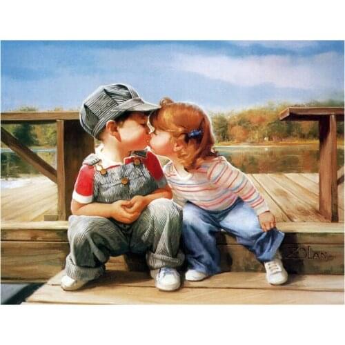 Dpsprue Full 5D DIY Square/Round Drill Diamond Painting "Sister" Diamond Embroidery Cross Stitch 3D Decor Gift DF078