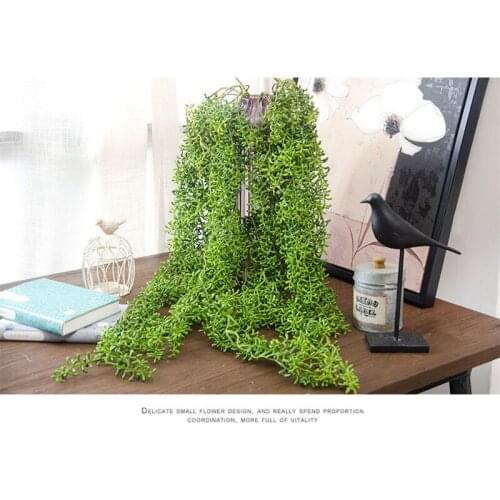 Simulation Walled Buddha Beans Plant Diy Artificial Green Plant Wedding Decoration Hotel Background Party Home Decoration