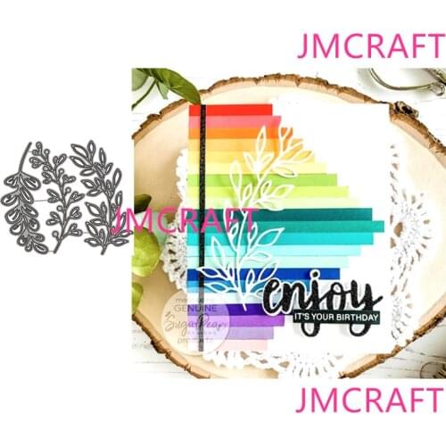 JMCRAFT 2021 New Bunches Of Leaves And Seeds Metal Cutting Die For Scrapbooking Practice Hands-on DIY Album Card Handmade Tool