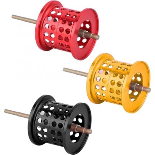 Bait Casting Fishing Reel Spool Aluminum Fishing Bearing Reel Spare Shllow Spool for PMAX3/BMAX3/SMAX3 DIY Replacement Parts