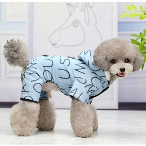 Multicolor Pure Cotton Puppy Clothes Winter Coat Pet Hoodie Comfortable For Small Medium Chihuahua Dogs For Winter Cold Protect