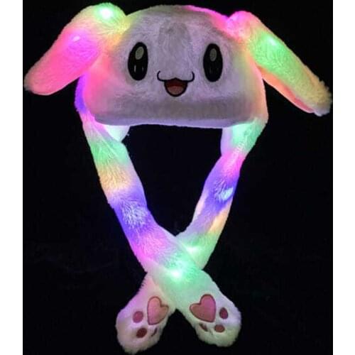 Autumn winter cartoon bucket movable rabbit ears students net red Bonnet peaked cap Panama hat bonnet Fishing hat chapeu bucket