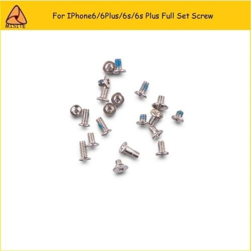 10PCS/LOT Phone Complete Full Set of Screw repair parts for Iphone 6 6Plus 6S 6S Plus Screw inner kits Wholesale