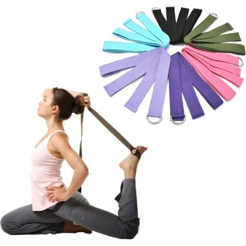 Yoga Belt Stretch Band Mat Strap Training Tools Flex Bar Yoga Accessories
