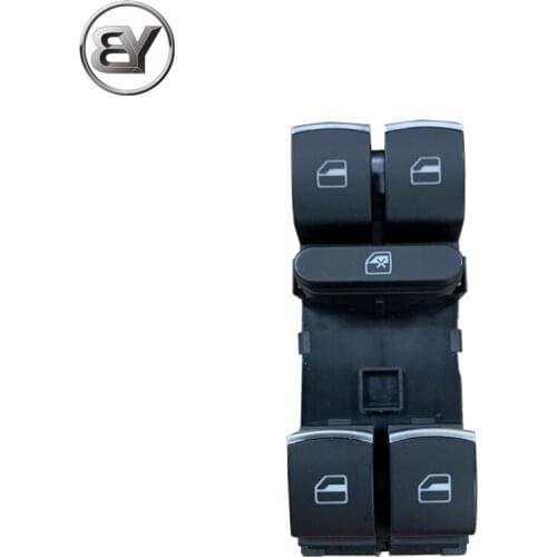 BTAP Main driving glass lifter switch assembly For VW Touran Tiguan Passat B6 B7 CC Golf Mk5 MK6 Jetta III AMAROK 5ND959857