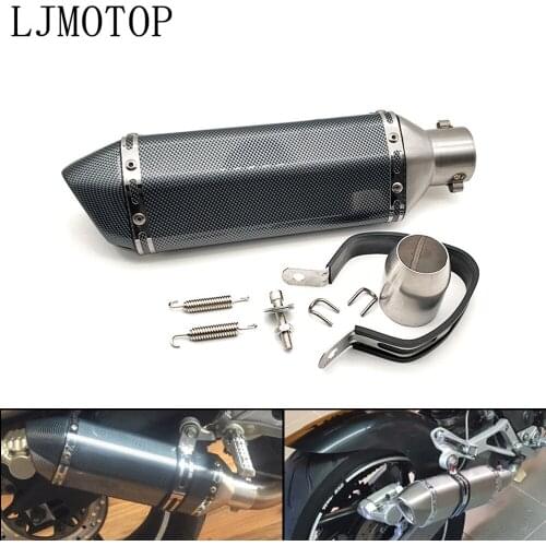 Universal Modified Motorcycle Exhaust Muffler with DB Killer For Kawasaki ZXR400 ZZR600 VERSYS 1000 Z1000 ZX10R 12R ZX6R Z650
